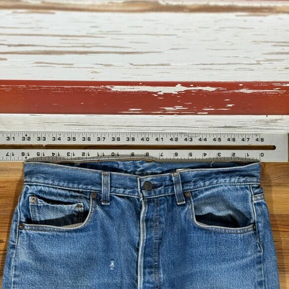 32w 70s/80s USA Vintage Levi’s 501 jeans‎ - Picture 4 of 11